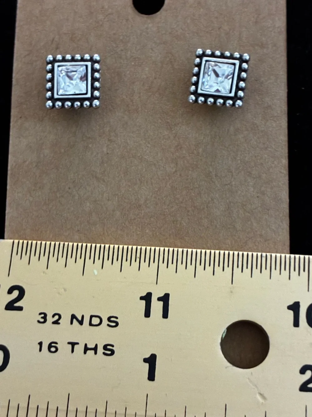 Brighton NWOT Sparkle Square Mini
Post Earrings Twinkle Collection - Picture 6 of 6